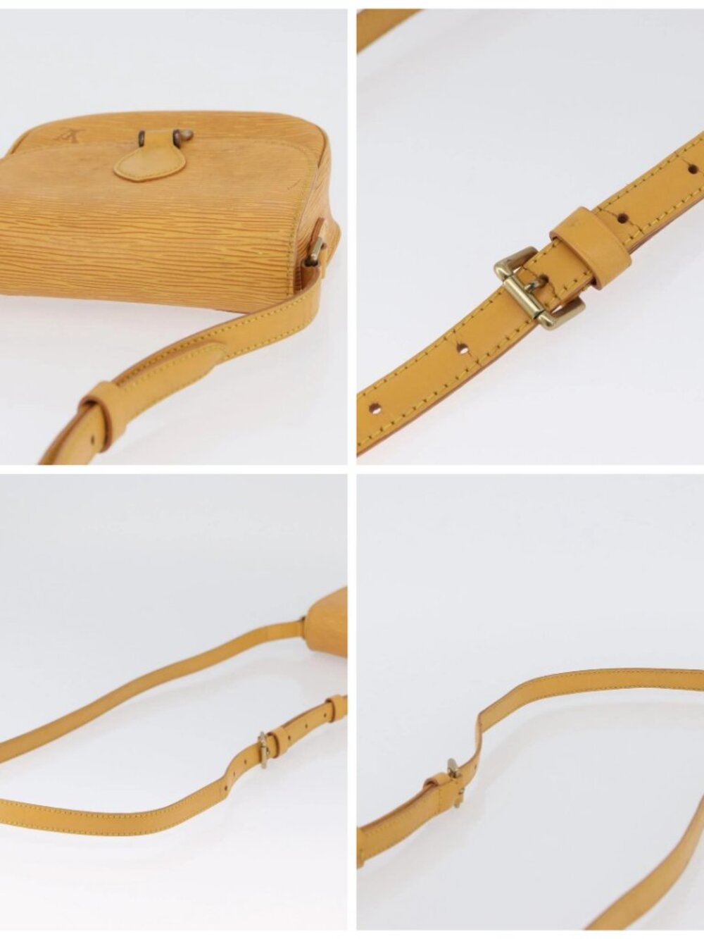 LOUIS VUITTON Epi Saint Cloud PM Shoulder Bag Yellow M52219 LV Auth LNZ331 - Picture 16 of 16